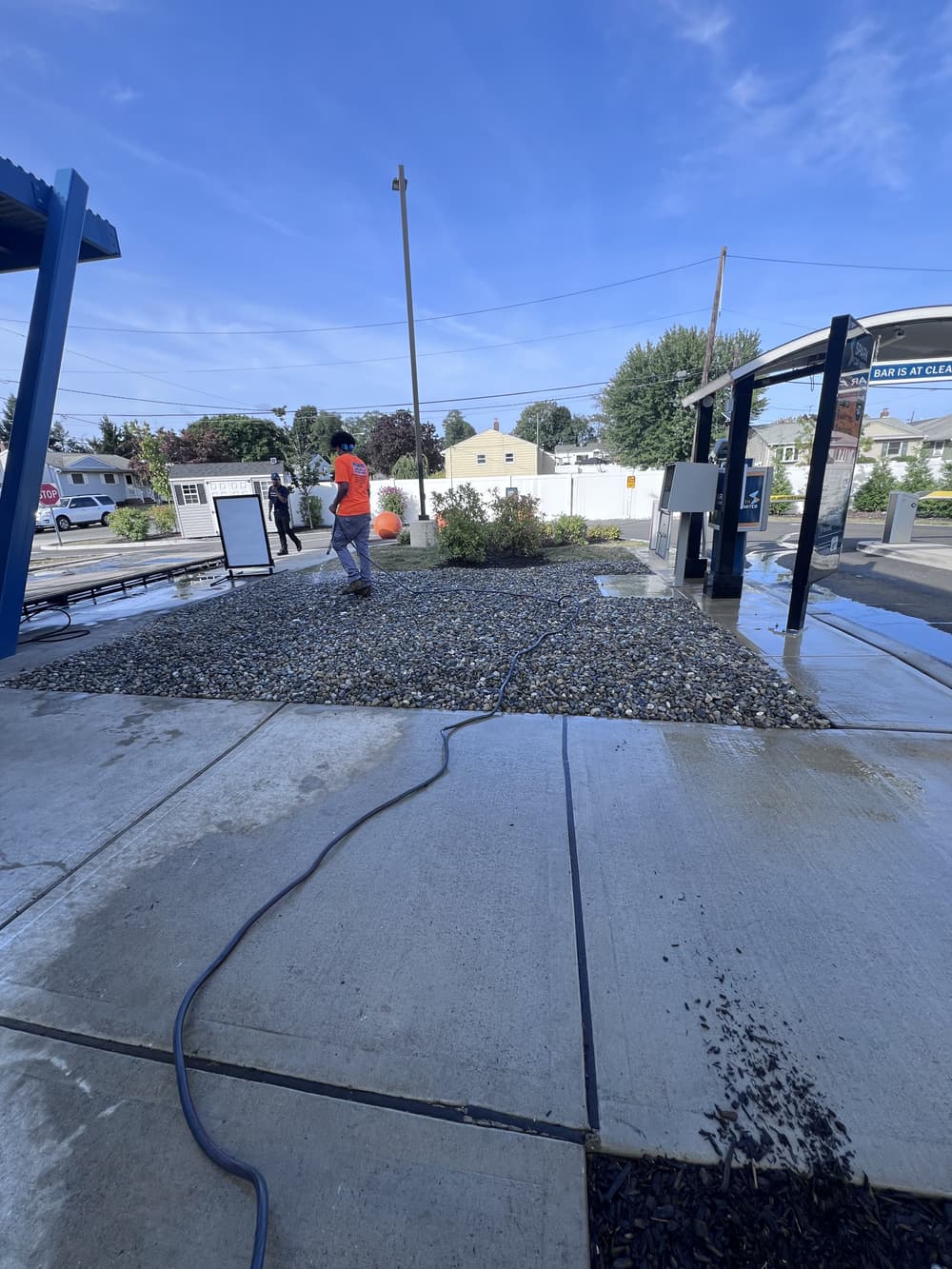 Rock Bed Installation at a Perth Amboy Commercial Property image